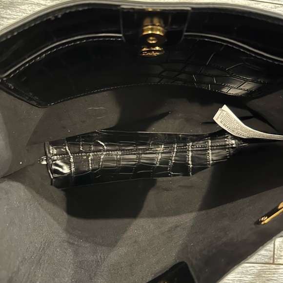 🖤NWOT” Zara “ Black Alligator Print Tote Bag - Picture 6 of 16